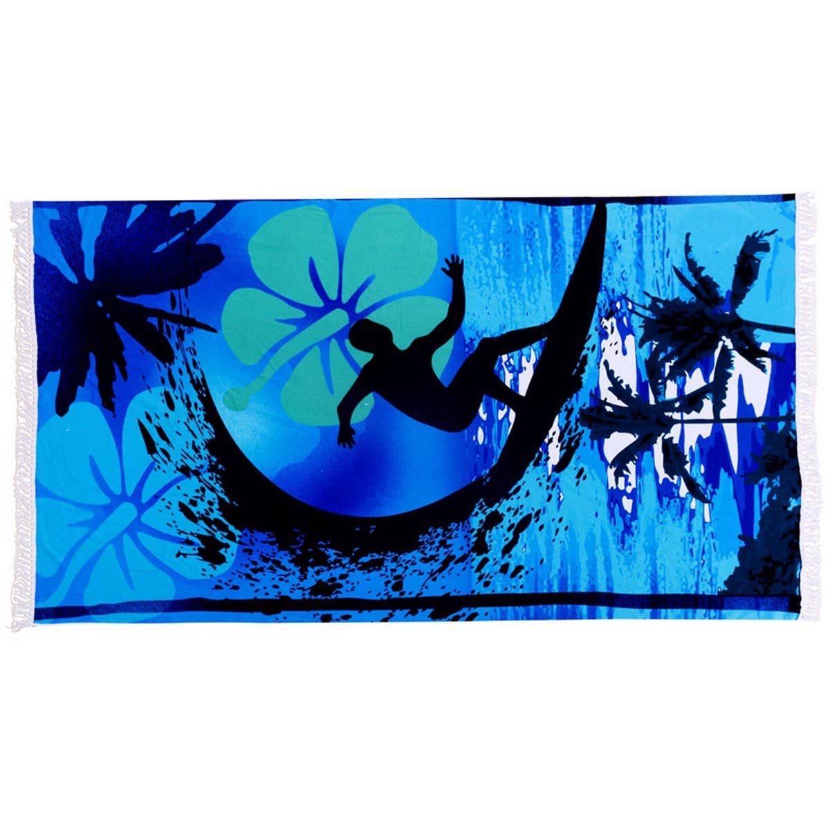 OVERSIZED BEACH TOWEL SOFT MICROFIBER PRINT_CWMM7603