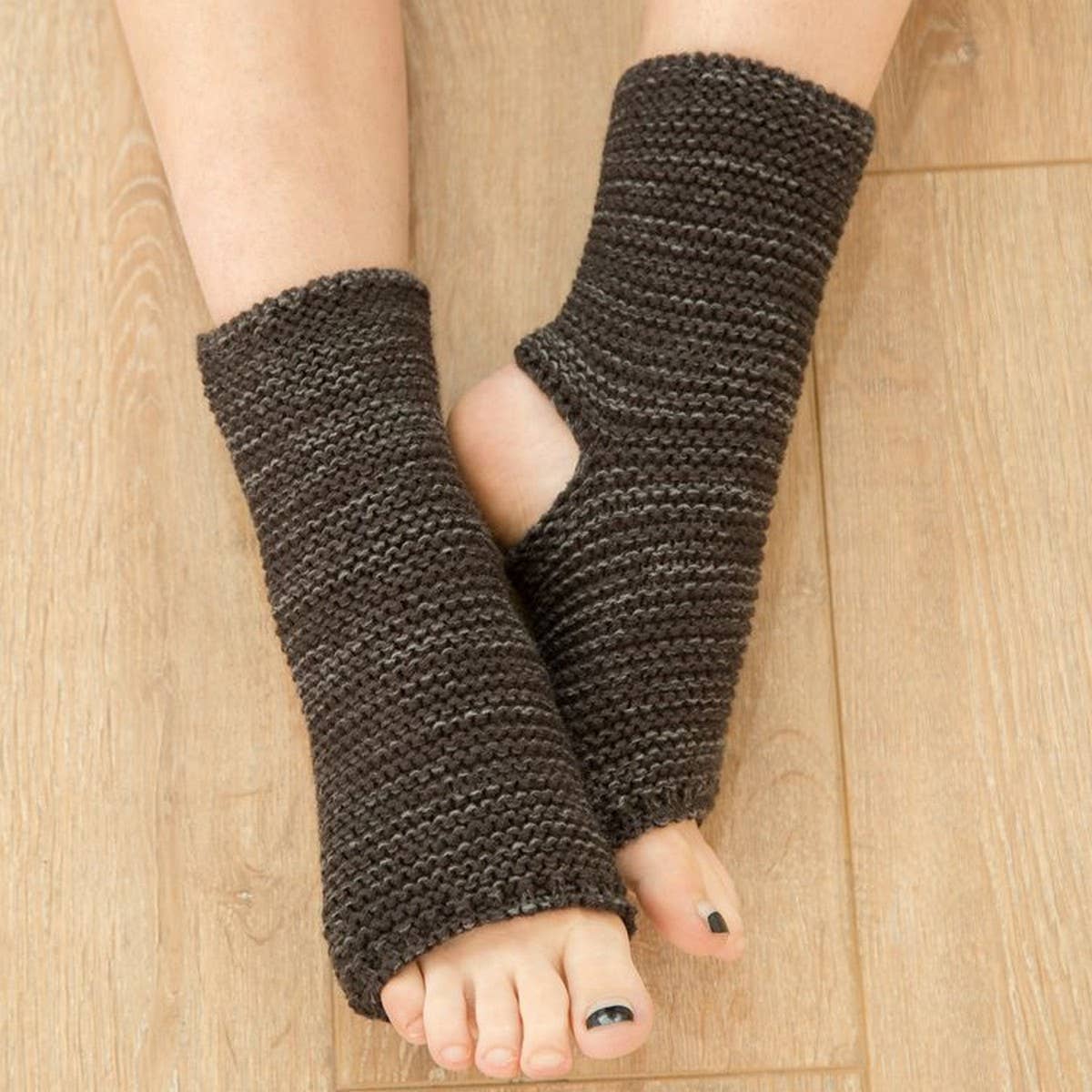 LEGGINGS MIXED COLOR STRIPED YOGA WARM SOCKS_CWMS0763