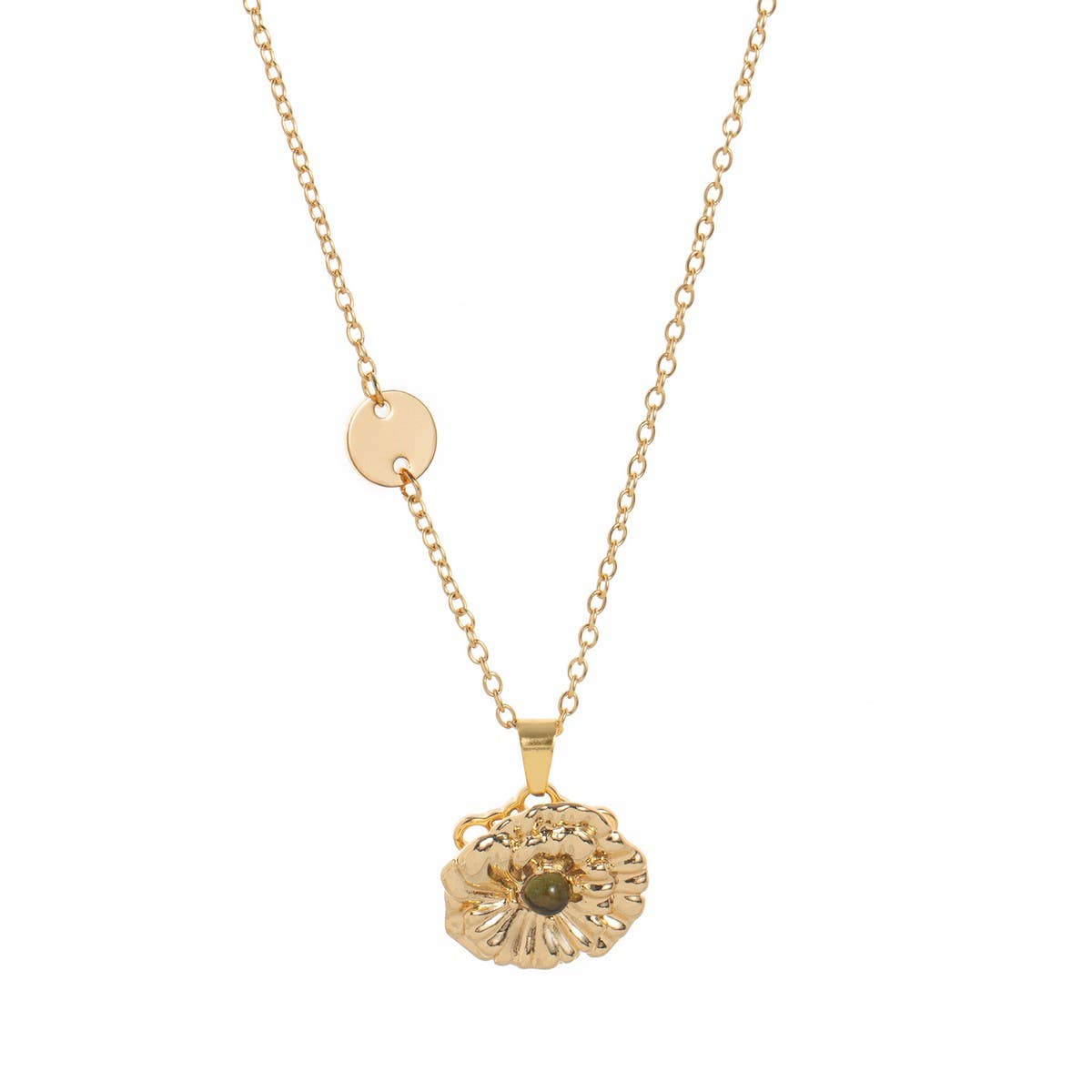 SPINNING DECEMBER FLOWER NECKLACE LUCKY BLOOM_CWMM6969