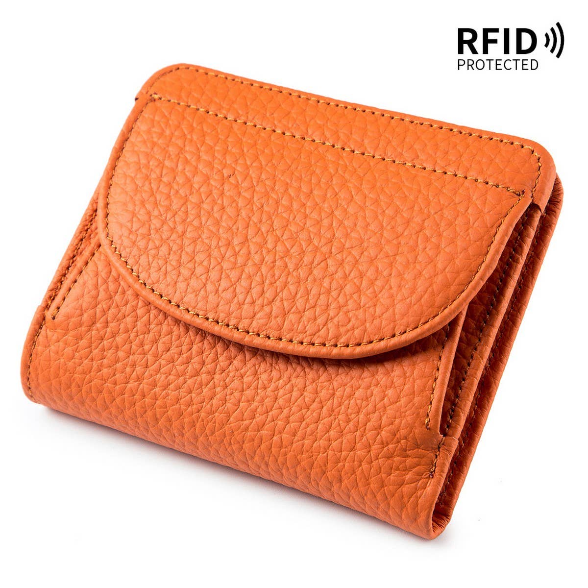 MINI SIMPLE FOLDING ULTRA THIN LEATHER WALLET_CWAB3710