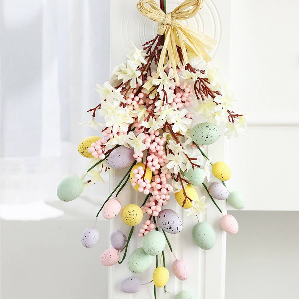 SEVEN COLOR EASTER EGG PARTY WALL ORNAMENT_CWAJE05360