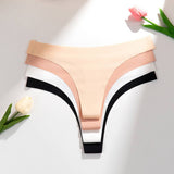 SOLID COLOR ICE SILK T LINE UNDERWEAR_CWMU0279