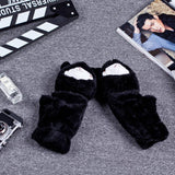 NEW CUTE CARTOON THICK WARM ALPACA GLOVES_CWAG0268