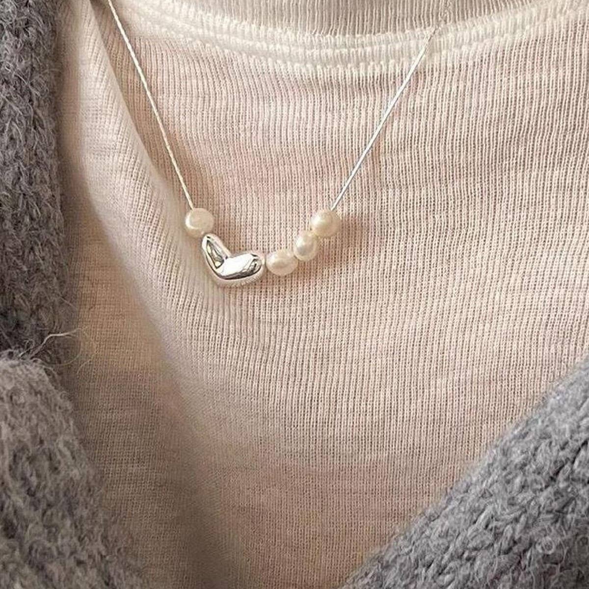 LIGHT LUXURY FRENCH HIGH END LOVE PEARL NECKLACE_CWAJE2061