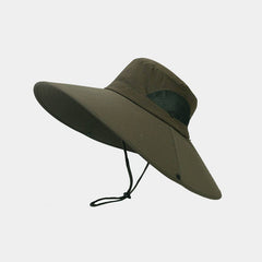 MENS WIDE BRIM UV PROTECTION FISHING HIKING HAT_CWAH3842