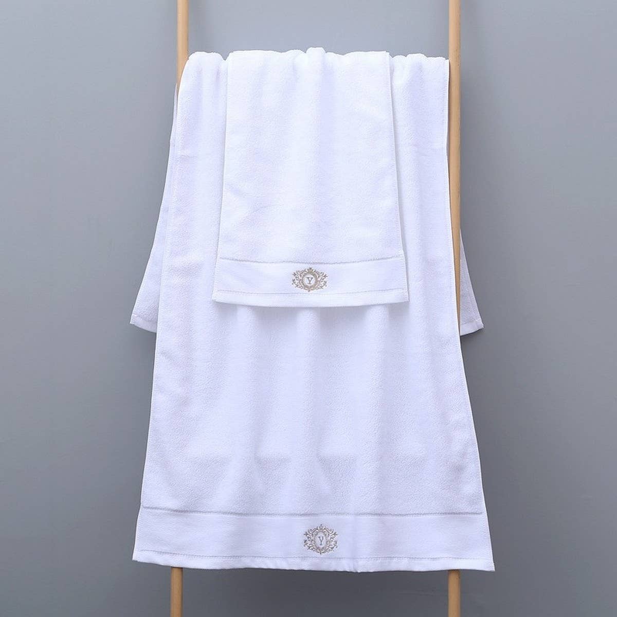 ABSORBENT THICK HOUSEHOLD COTTON TOWEL BATH TOWEL_CWMM2273