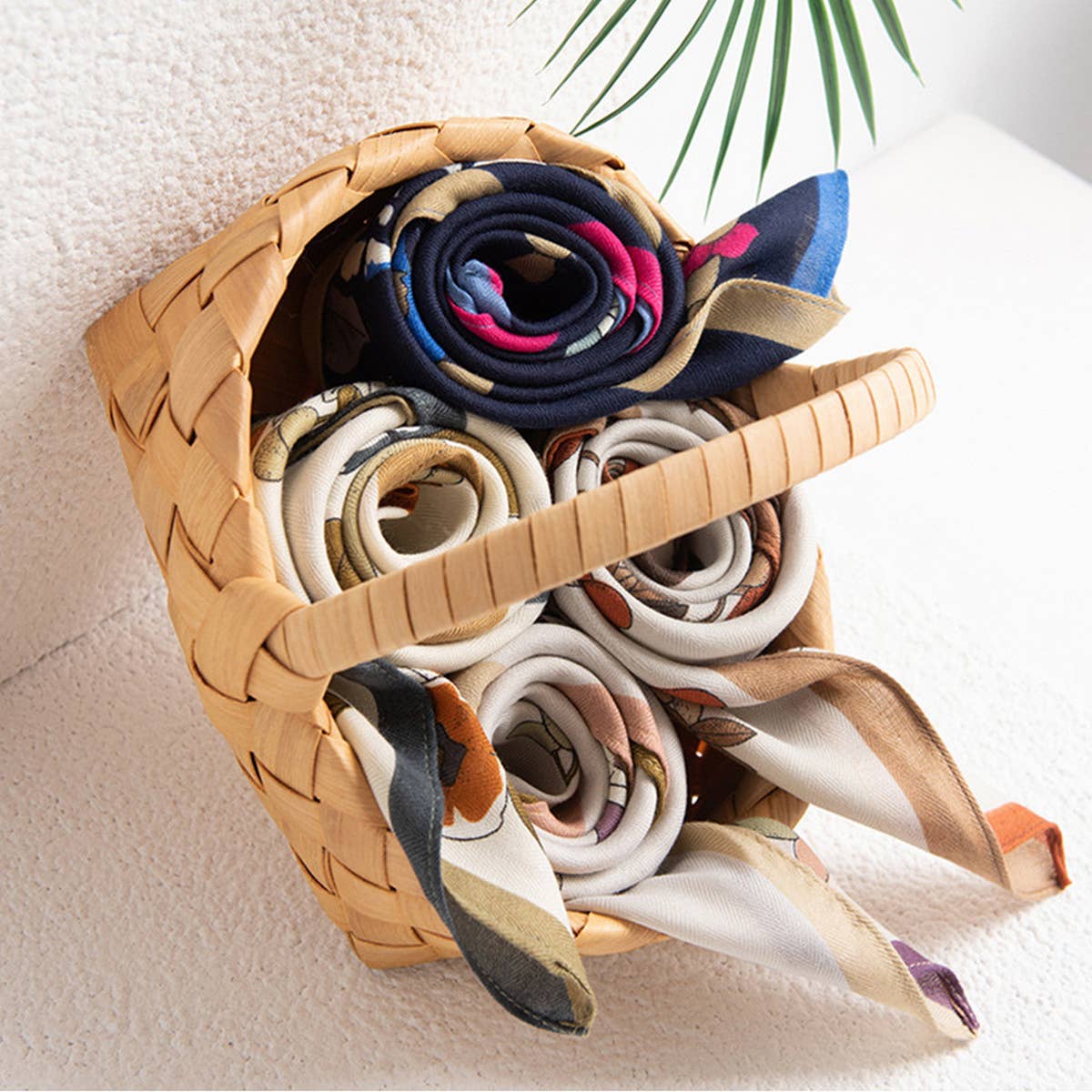 RETRO ART DECO SMALL SQUARE SCARF VERSATILE_CWASC0925