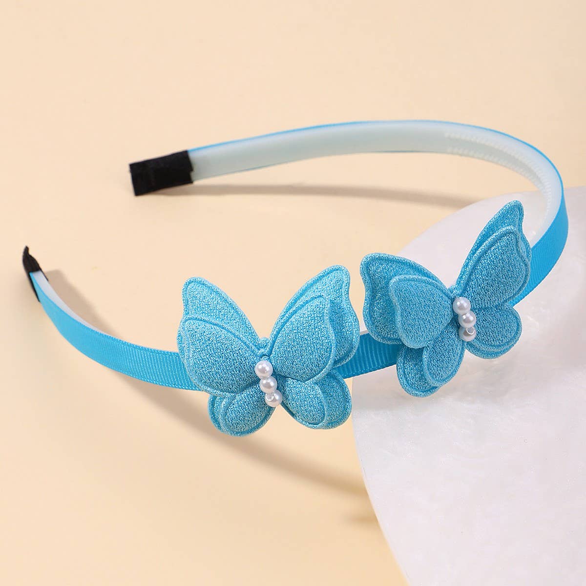 DOUBLE LAYER BUTTERFLY HEADBAND CANDY COLORS_CWAHA6723