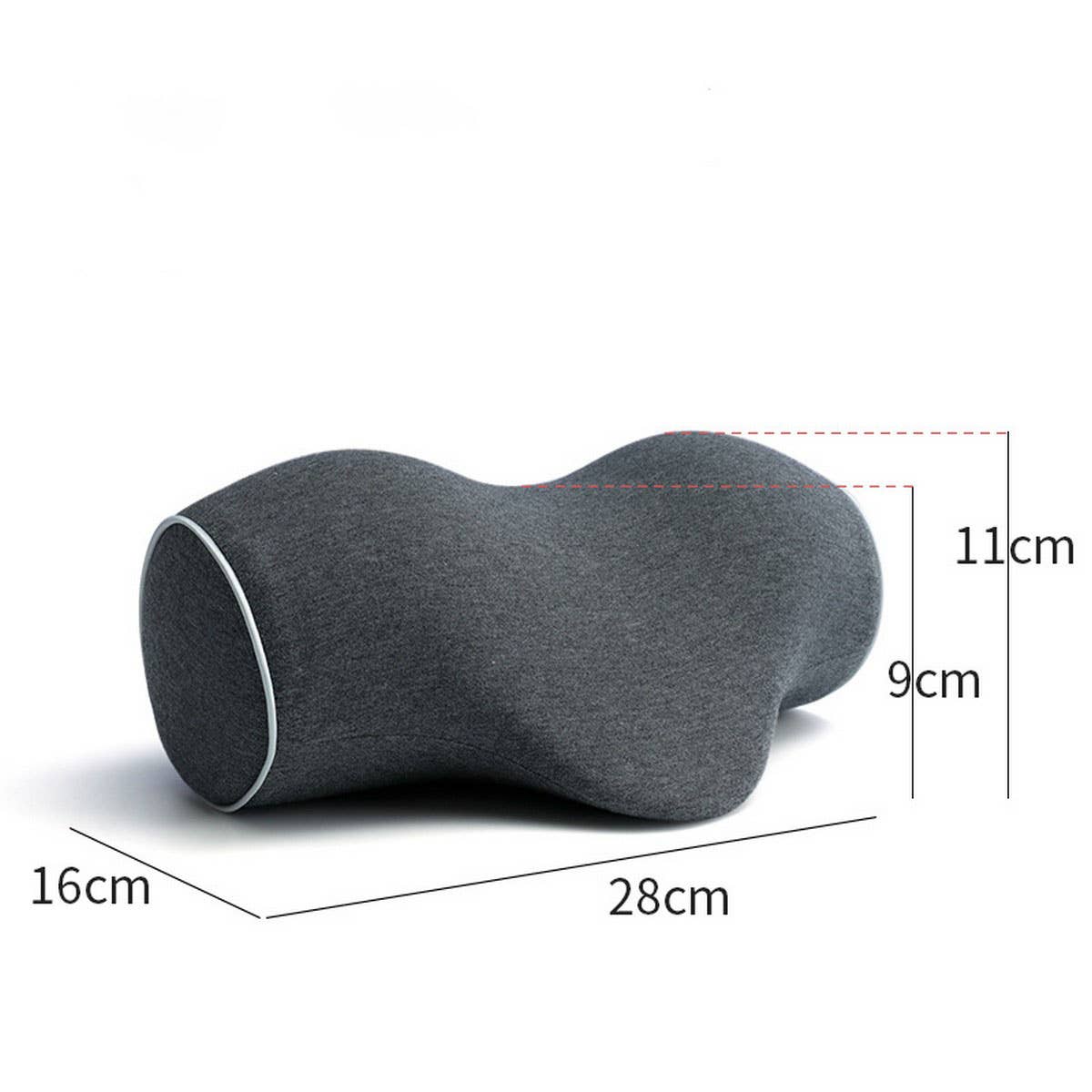 ERGONOMIC CERVICAL TRACTION PILLOW PU MEMORY FOAM_CWMM8079