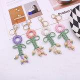 2024 HAND WOVEN FLOWER KEYCHAIN_CWMM1571