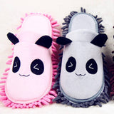 Washable Little Bear Pattern Mop Slippers
