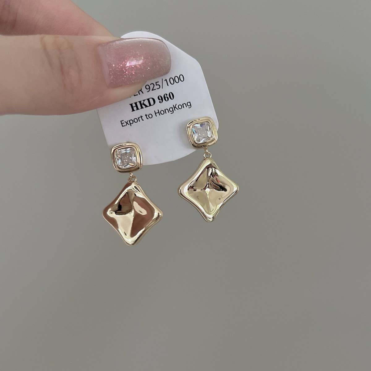 2024 NEW QUADRILATERAL EARRINGS AND EARRINGS_CWAJE1281