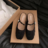 SILVER OPEN TOE SLIP ON FLAT SANDALS FOR WOMEN_CWSHF0064