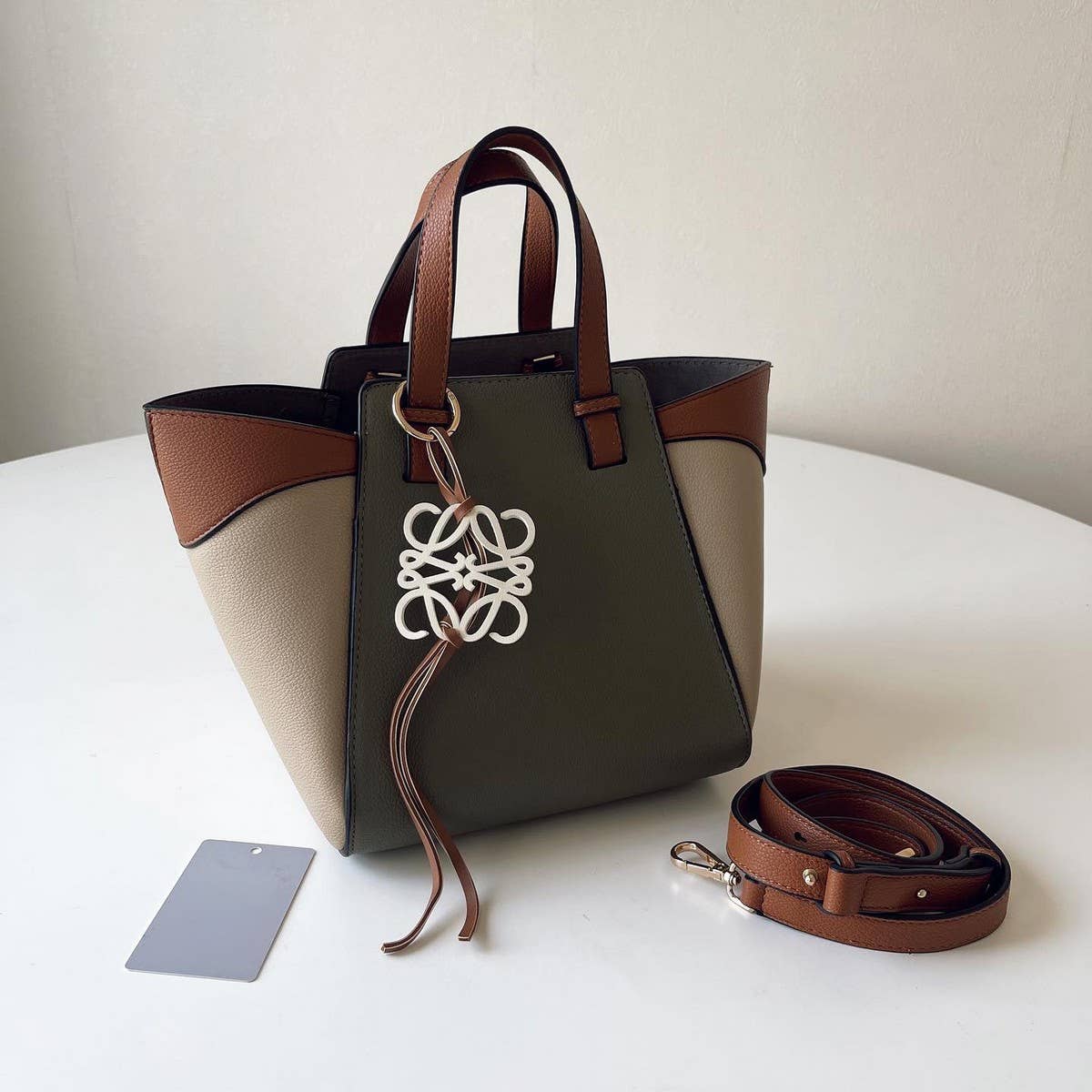 SIMPLE SPLICING CONTRASTING COLORS CROSSBODY BAG_CWAB1944