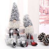 CHRISTMAS PLUSH FACELESS DOLL FIGURINE DECORATION_CWMM2847