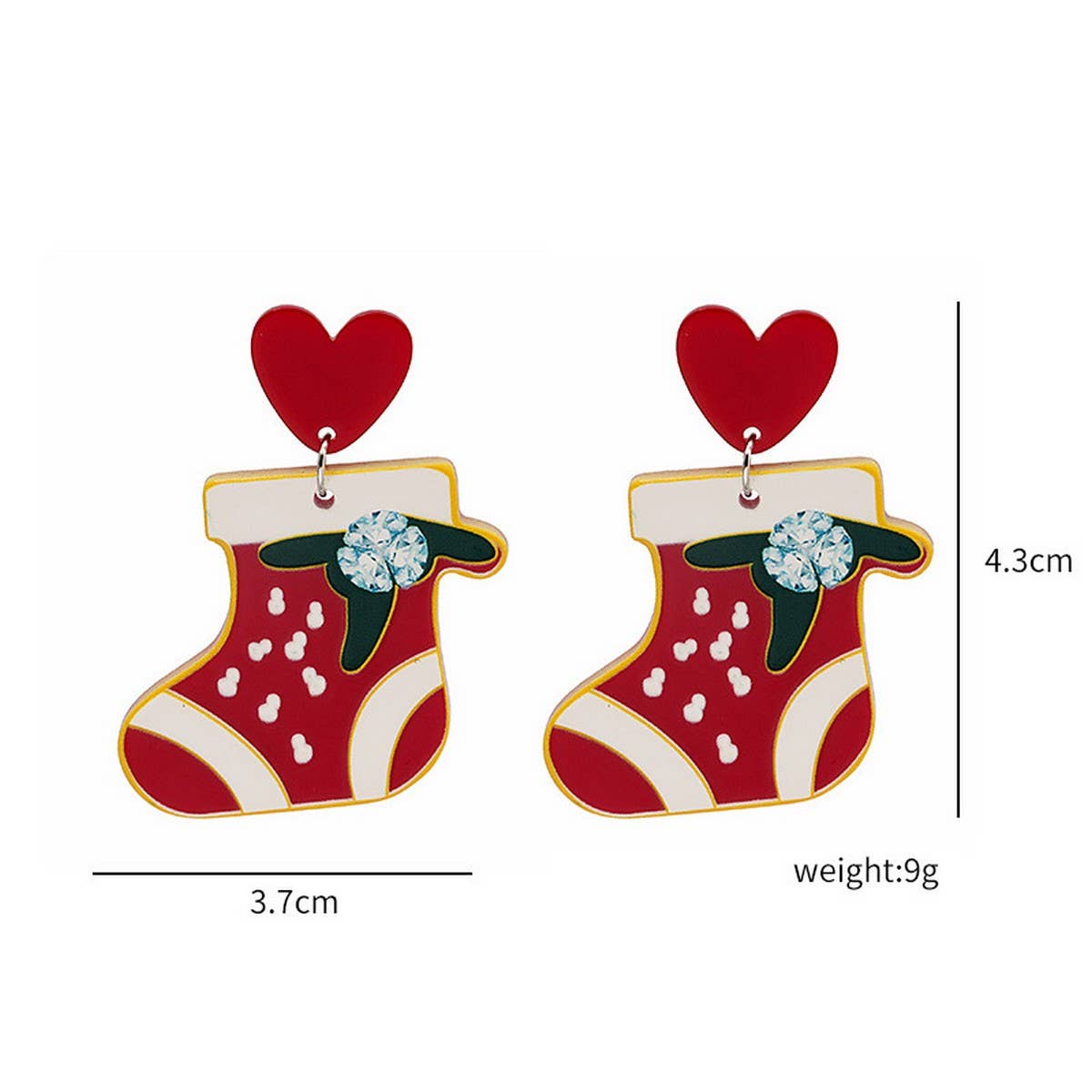 CHRISTMAS CARTOON SWEET DESIGN EARRINGS_CWAJE1837