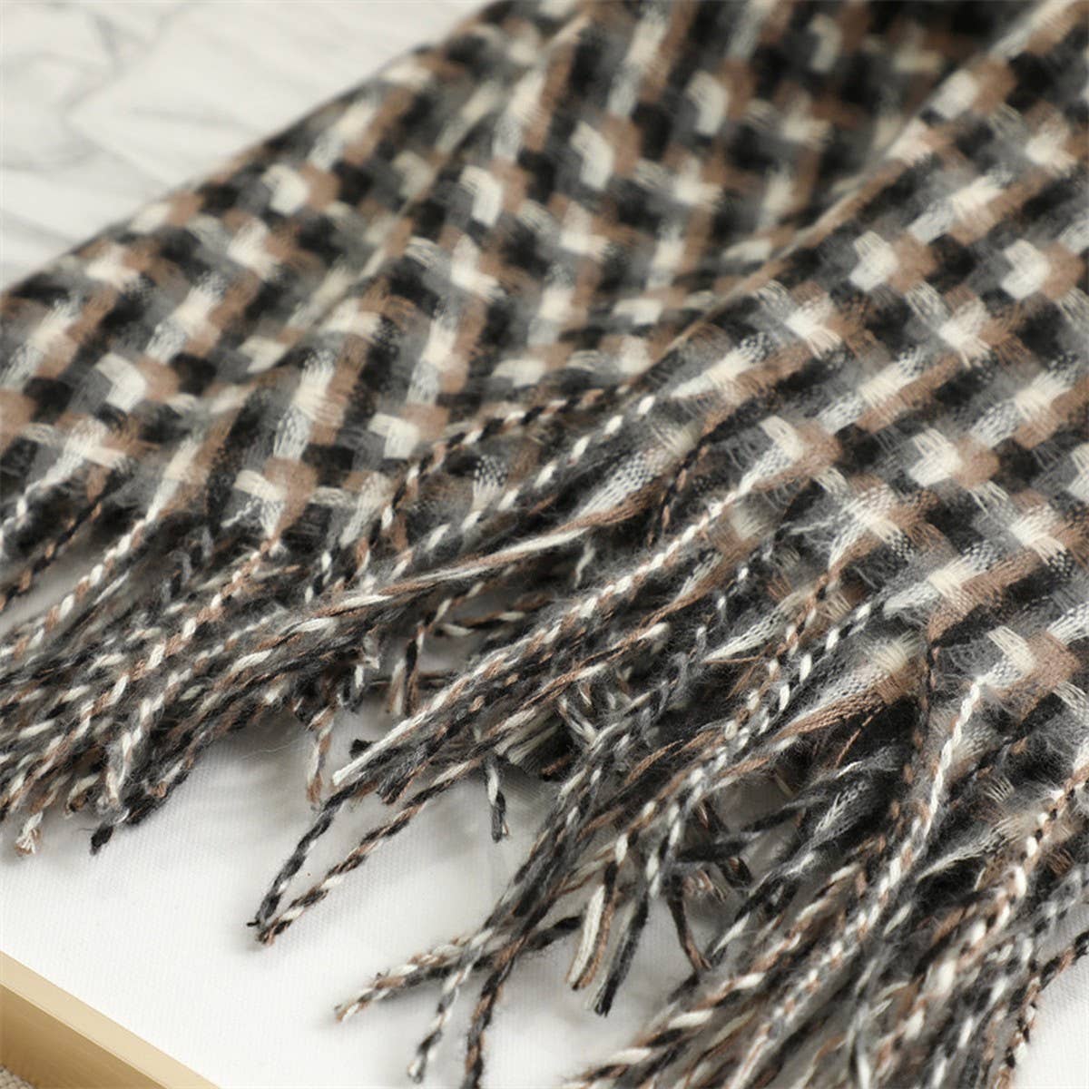 NEW RETRO BRITISH PLAID WARM SCARF_CWASC1441