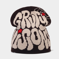 HOT SALE LETTER JACQUARD KNITTED HAT_CWAH1626