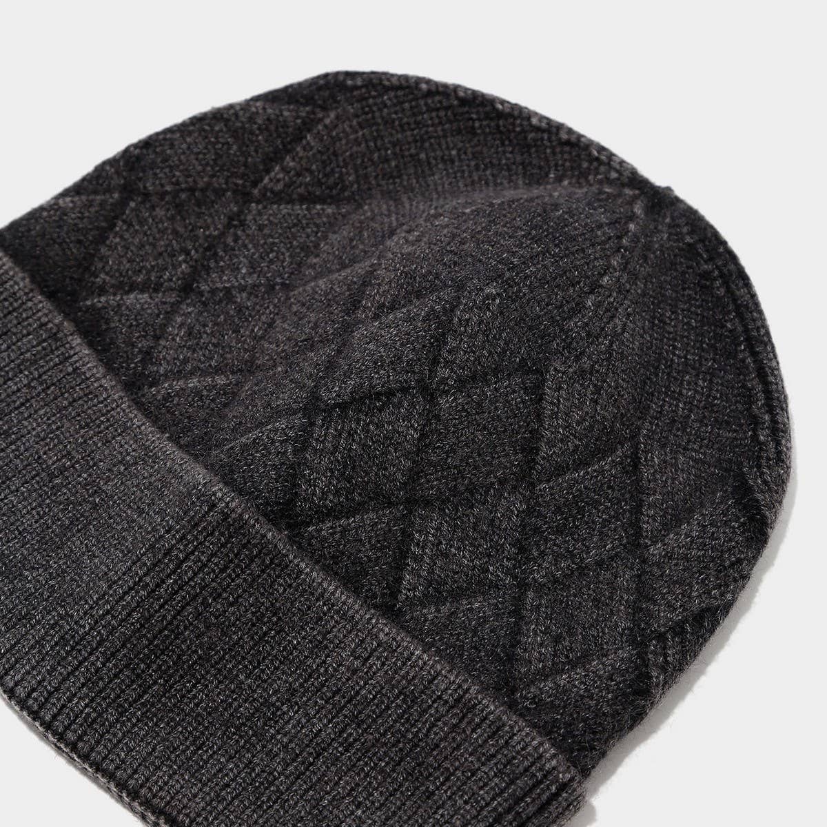 Winter Knit Beanie Hat Women Warm Ear Cover_Cwah04732