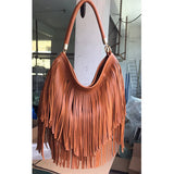 Cwab4540_Soft Leather Double-Sided Tassel Handbag