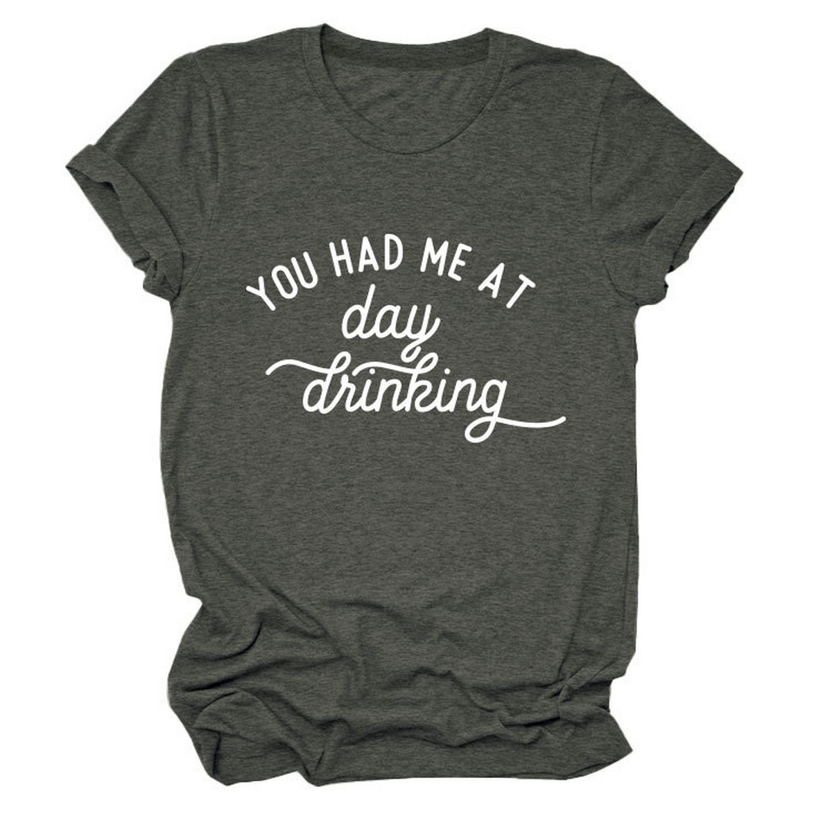 Women Summer Tee Day Drinking Quote Shirt_Cwttsl0491