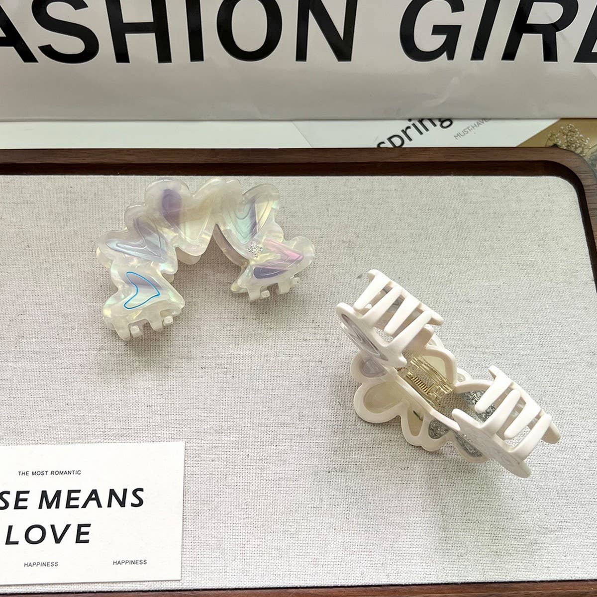 HEART SHAPED ACETATE HAIR CLAW CLIP FOR WOMEN_CWAHA5777