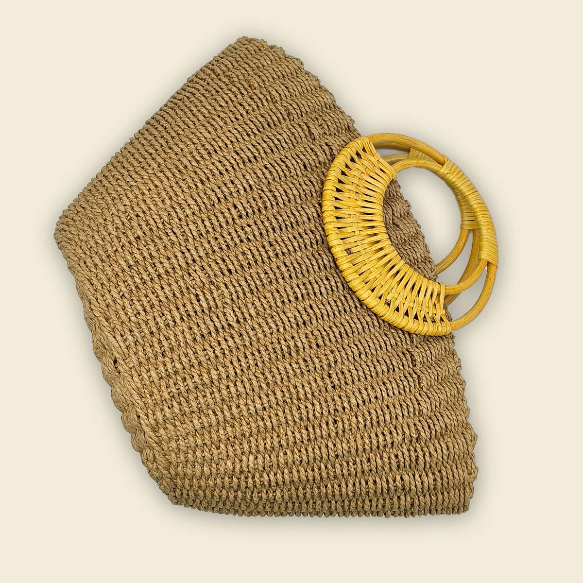 SUMMER BEACH SEA STRAW RATTAN TOTE CLUTCH BAGS_CWAB0814