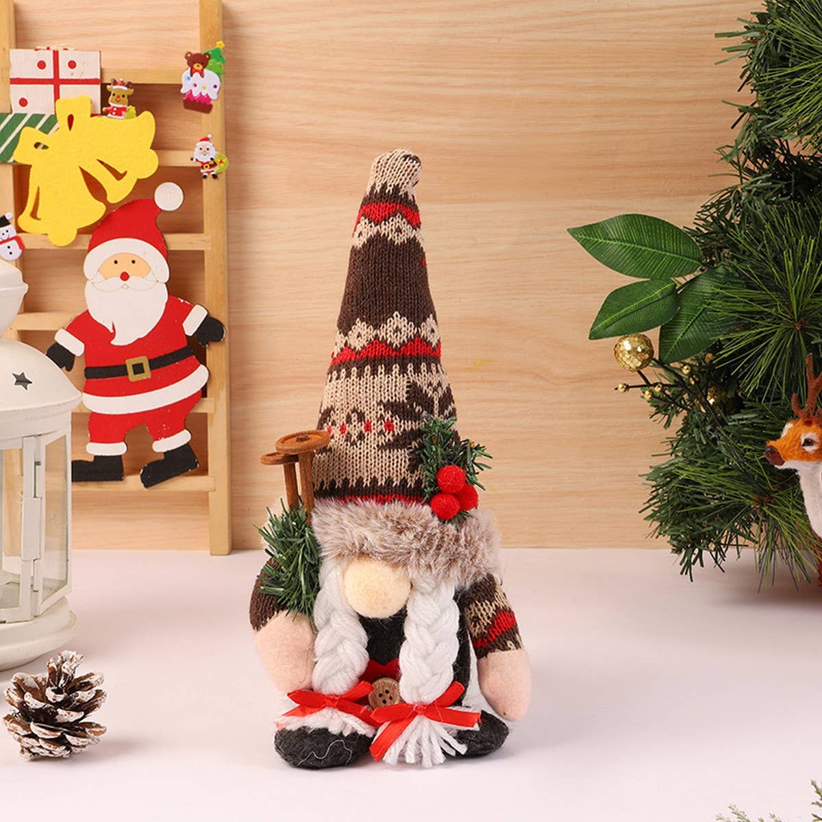 RUDOLPH DWARF DOLL FACELESS DOLL DOLL ORNAMENTS_CWMM2912