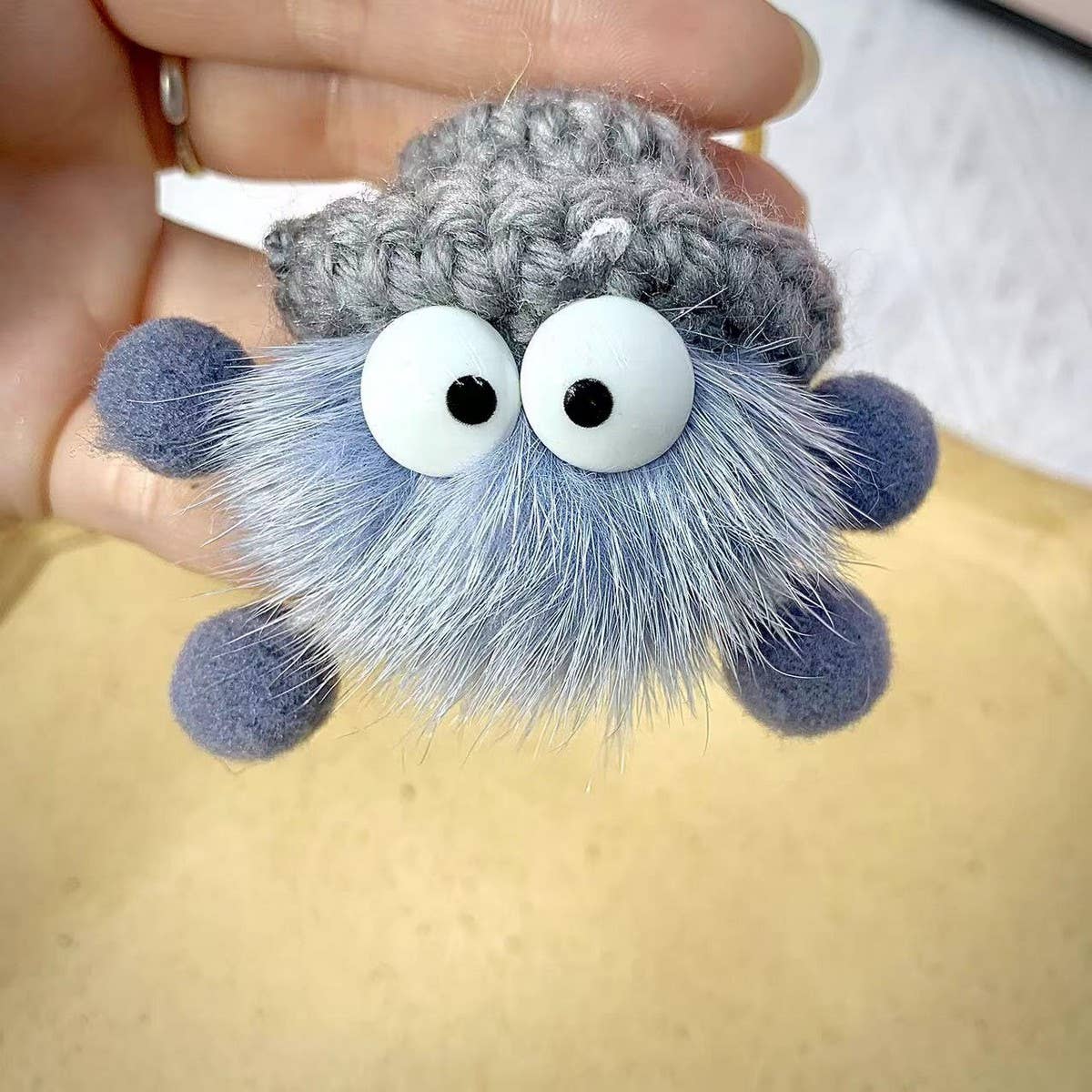 Cwmm10414_Soot Sprite Keychain Cute Bag Charm