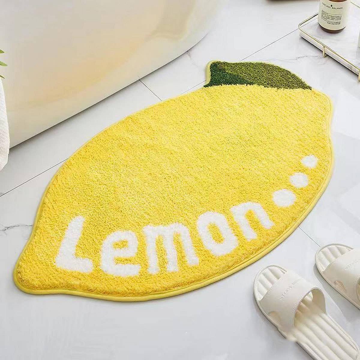 CUTE AVOCADO BATHROOM RUG QUICK DRY NON SLIP MAT_CWMM7405