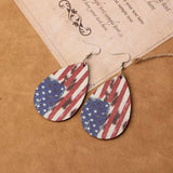 NEW FASHIONABLE WOODEN WATER DROP EARRINGS_CWAJE4002