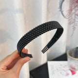 PEARL ACRYLIC HEADBAND STYLISH HAIR ACCESSORY_CWAHA5659