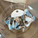 NEW RETRO GENTLE FLOWER HAIR SCRUNCHIES_CWAHA1742