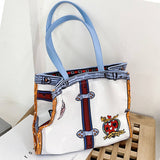 SIMPLE CANVAS ONE SHOULDER HANDBAG_CWAB0999