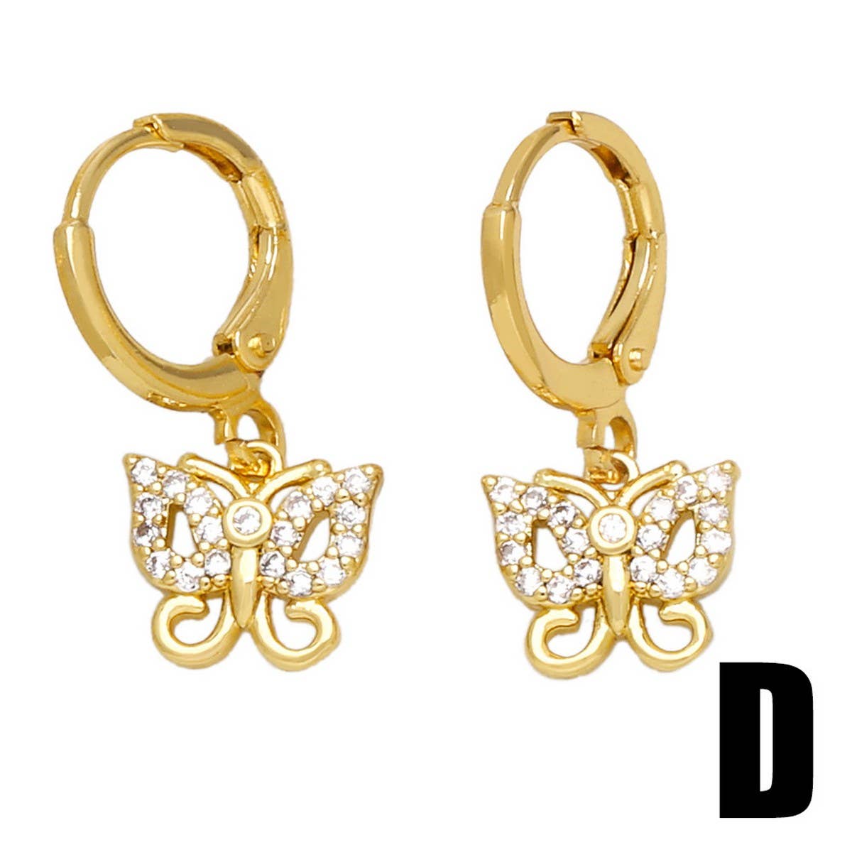 EXQUISITE ZIRCON DECORATED BUTTERFLY EARRINGS_CWAJE0986
