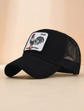 NEW ANIMAL EMBROIDERED BREATHABLE MESH TRUCKER HAT_CWAH1357