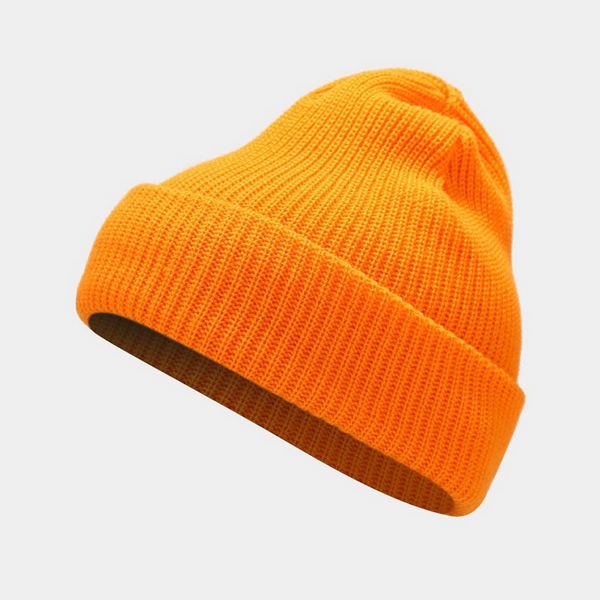 SIMPLE WOOL KNITTED HAT_CWAH1585