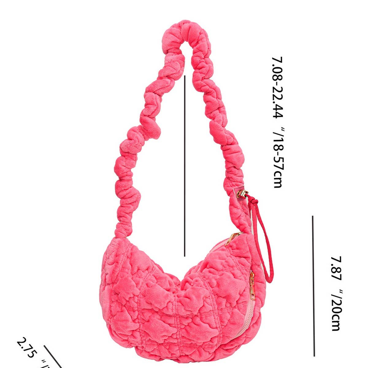 FLUFFY CLOUD HANDBAG WOMEN CROSSBODY SHOULDER BAG_CUAB00571