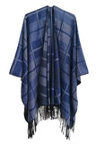 PLAID PATTERN FASHION SHAWL WRAP_CWASC0021