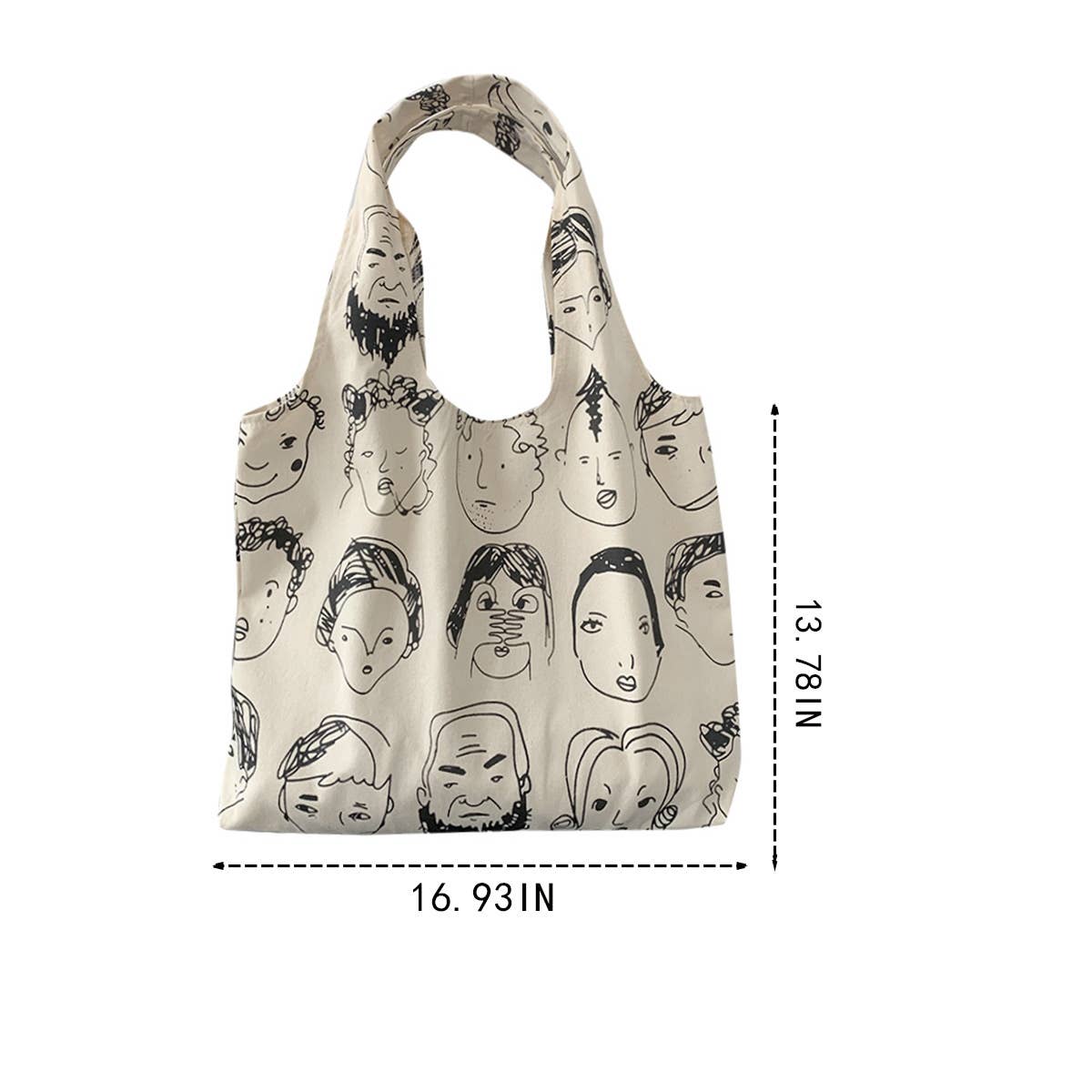 ILLUSTRATED LITERARY SUMMER TOTE BAG_CWAB2141