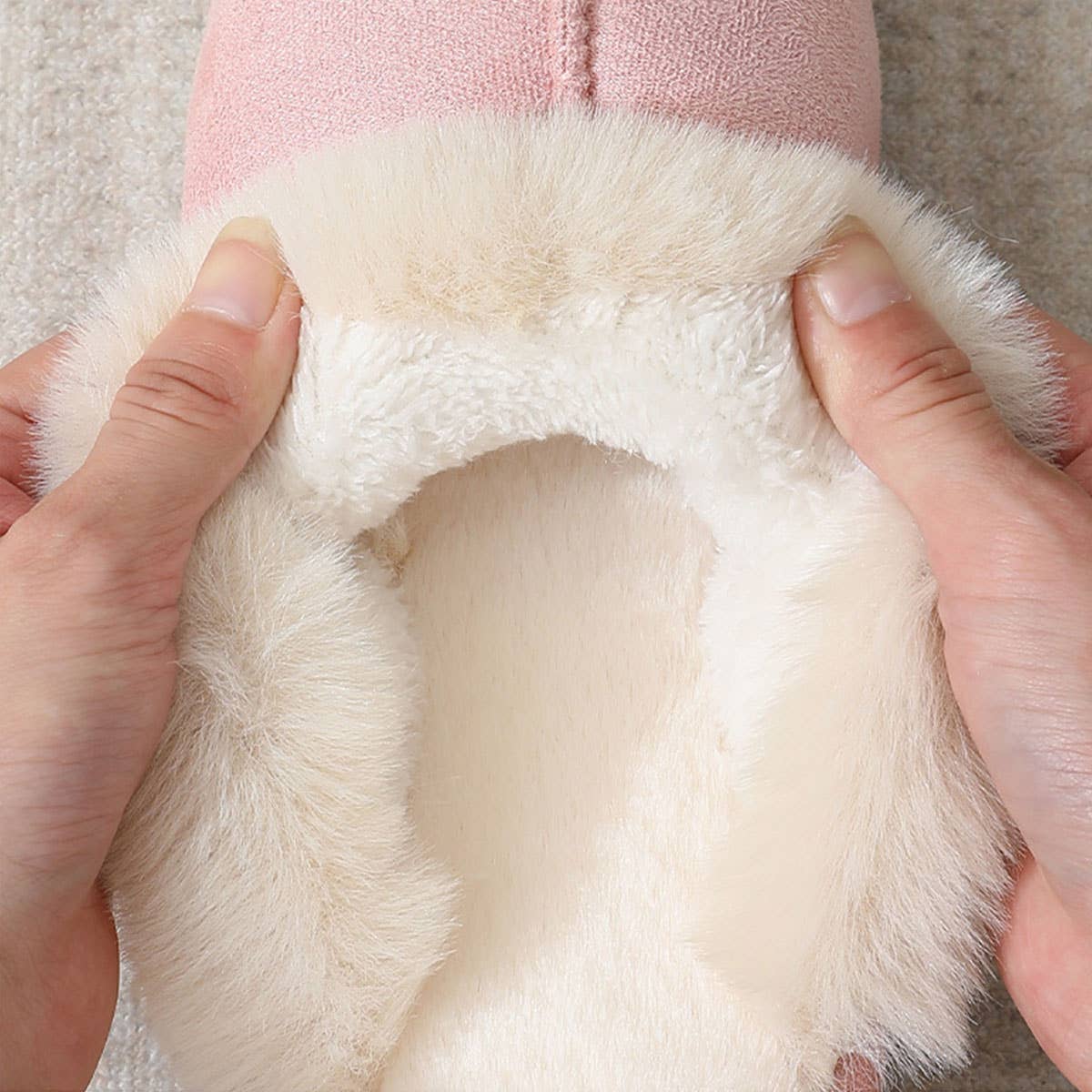 FLUFFY COZY WARM SOFT HOUSE SLIPPERS_CWSHS0253