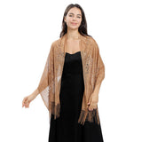 NEW FLOWER LACE EVENING SHAWL_CWASC1089