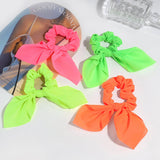 SIMPLE BUNNY EARS RIBBON HAIR ROPE_CWAHA2201