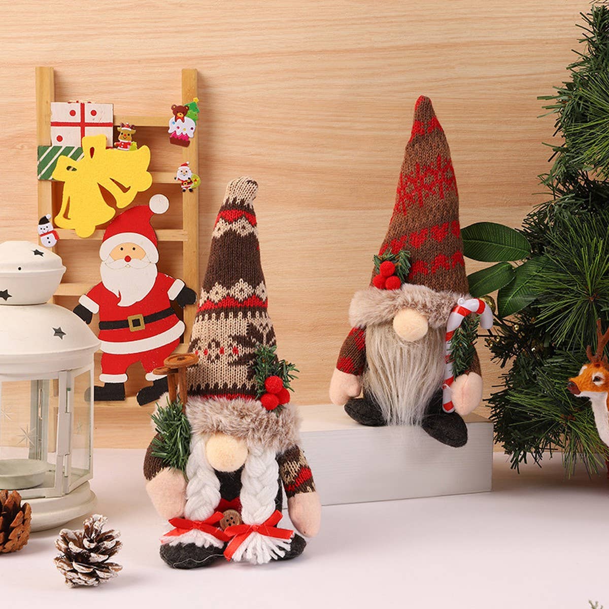 RUDOLPH DWARF DOLL FACELESS DOLL DOLL ORNAMENTS_CWMM2912