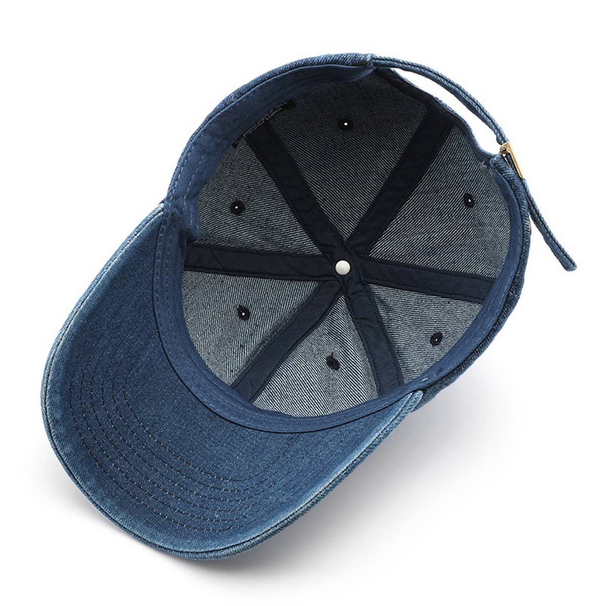 AUTUMN WINTER WASHED DENIM BASEBALL CAP UNISEX_CWAH2824