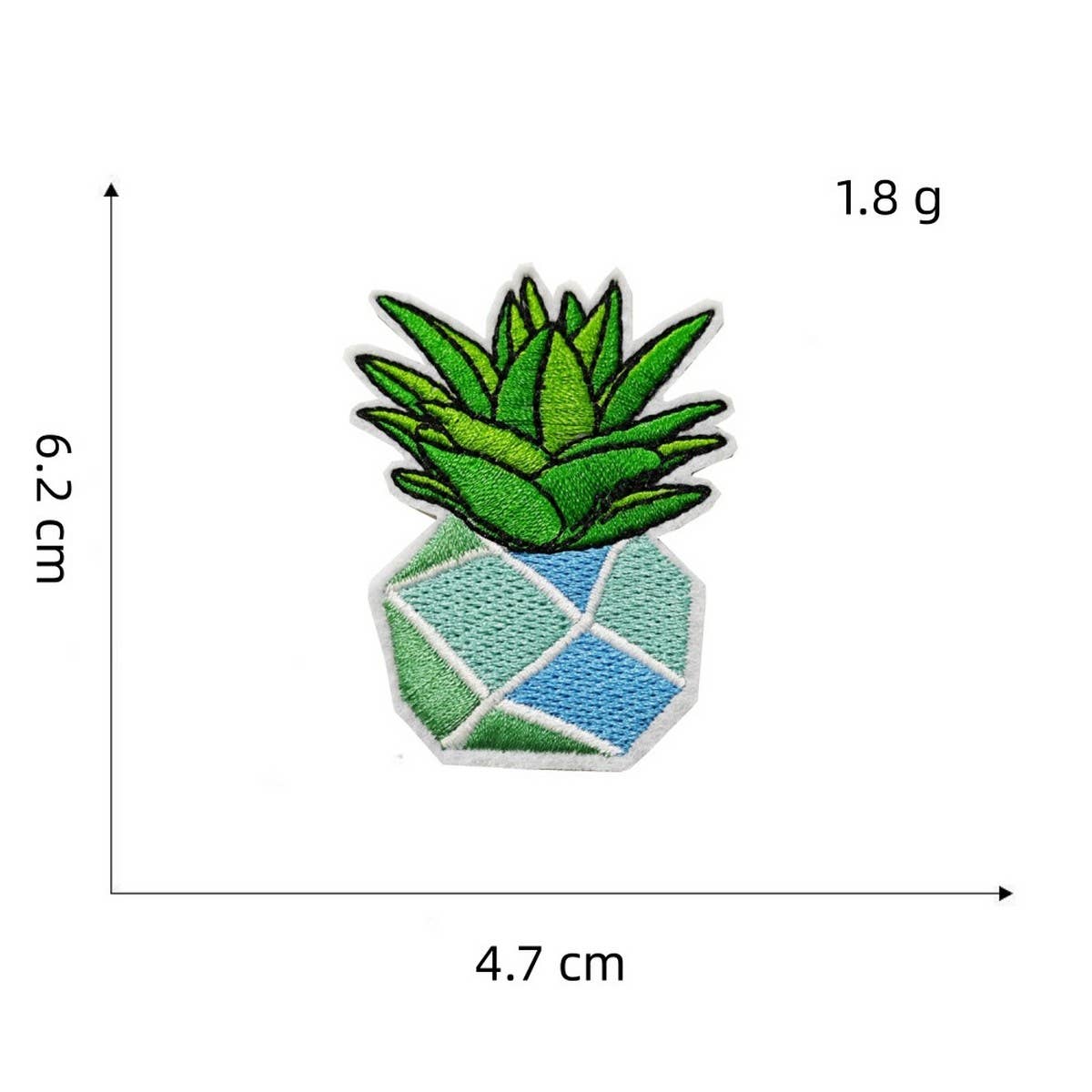 GREEN SERIES CARTOON EMBROIDERED PATCH_CWMM4031