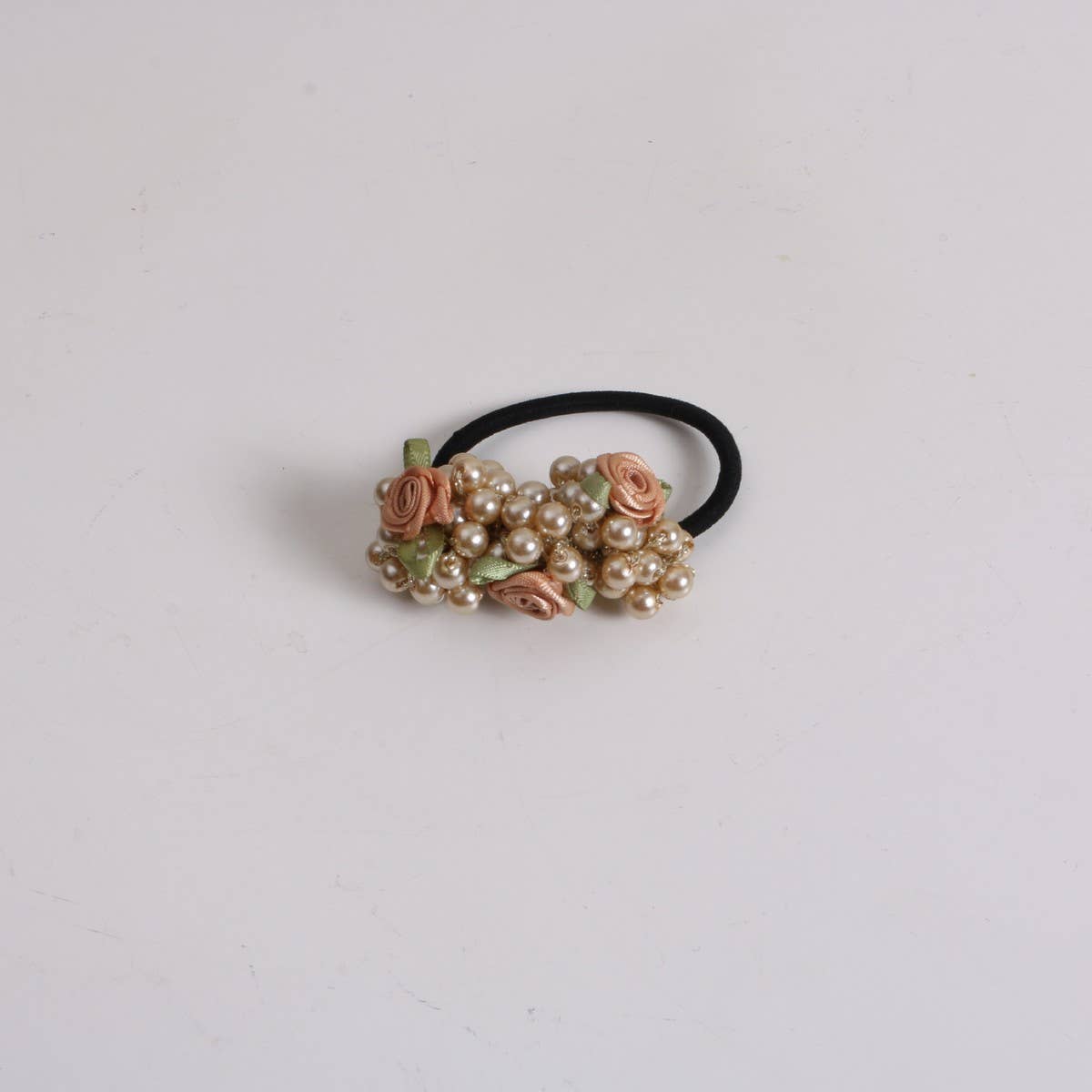 CUTE FLORAL PEARL HAIR TIE FOR SWEET GIRLS_CWAHA6878