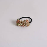 CUTE FLORAL PEARL HAIR TIE FOR SWEET GIRLS_CWAHA6878