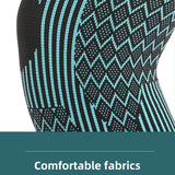 ELASTIC KNEE BRACE WITH DOUBLE WAVE NON SLIP GRIP_CWMM7889