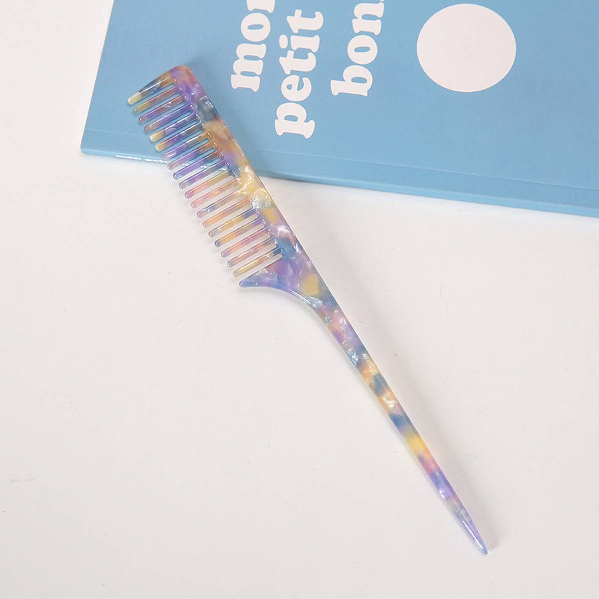 ACETATE LONG HANDLE COMB ELEGANT RETRO HAIR BRUSH_CWMM6430